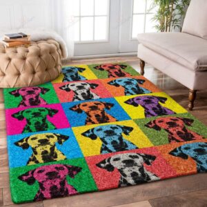 Colorful Dalmatian Rug Sport Decor Gift Floor Decor Living Room Carpet Rug Area Rug - ac302cb5f673