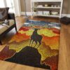 Colorful Deer Rug Sport Decor Gift Floor Decor Living Room Carpet Rug Area Rug - e0d2905ea317
