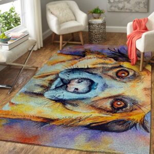 Colorful Dog Rug Sport Decor Gift Floor Decor Living Room Carpet Rug Area Rug - 0f3b91692f50