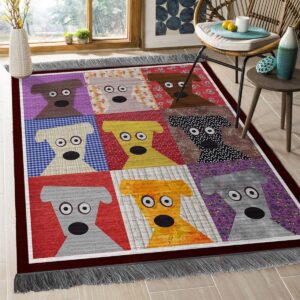Colorful Dog Rug Sport Decor Gift Floor Decor Living Room Carpet Rug Area Rug - 3626969faee9