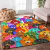 Colorful Dog Rug Sport Decor Gift Floor Decor Living Room Carpet Rug Area Rug - 76176bed1c30