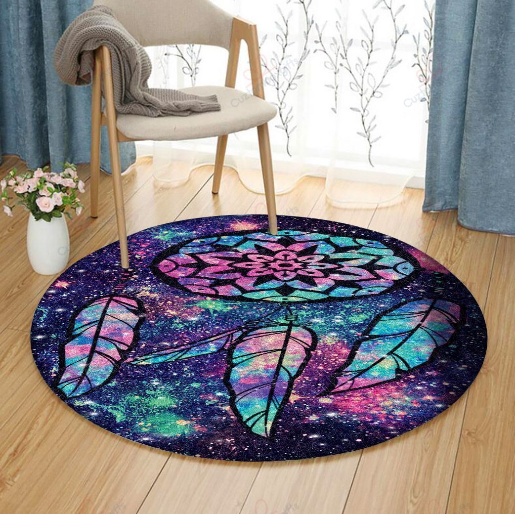 Colorful Dreamcatcher 1 Round Carpet Floor Rug Living Room Bedroom Decor Round Area Rug Carpet Colorful Dreamcatcher 1 Round Carpet Floor Rug Living Room Bedroom Decor Round Area Rug Carpet