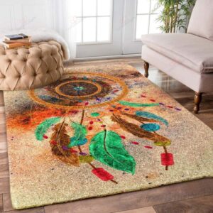 Colorful Dreamcatcher 1 Rug Sport Decor Gift Floor Decor Living Room Carpet Rug Area Rug - feb3c9bc5983
