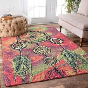 Colorful Dreamcatcher 3 Rug Sport Decor Gift Floor Decor Living Room Carpet Rug Area Rug - 57746508454d