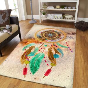 Colorful Dreamcatcher Rug Sport Decor Gift Floor Decor Living Room Carpet Rug Area Rug - 227443572eb3