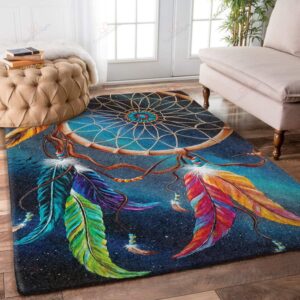 Colorful Dreamcatcher Rug Sport Decor Gift Floor Decor Living Room Carpet Rug Area Rug - c6c2efa09e55
