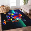 Colorful Drum Rug Sport Decor Gift Floor Decor Living Room Carpet Rug Area Rug - e4981135bbd0