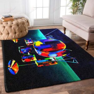 Colorful Drum Rug Sport Decor Gift Floor Decor Living Room Carpet Rug Area Rug - e4981135bbd0