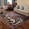 Colorful Elephant Family Rug Sport Decor Gift Floor Decor Living Room Carpet Rug Area Rug - 7deeed261f48