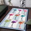 Colorful Flamingo Rug Sport Decor Gift Floor Decor Living Room Carpet Rug Area Rug - 1c0c0ed561c6