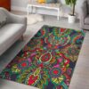 Colorful Floral Mandala Rug Sport Decor Gift Floor Decor Living Room Carpet Rug Area Rug - 104d8a4a66a6