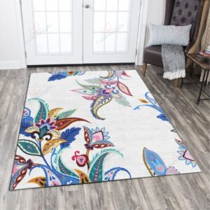 Colorful Flower Rug Sport Decor Gift Floor Decor Living Room Carpet Rug Area Rug - af20ac2c9e9d