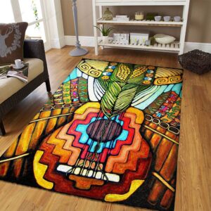 Colorful Guitar Rug Sport Decor Gift Floor Decor Living Room Carpet Rug Area Rug - 10b954a8ea3d