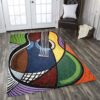 Colorful Guitar Rug Sport Decor Gift Floor Decor Living Room Carpet Rug Area Rug - 9f0f623893ae