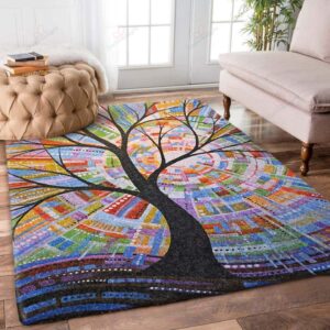 Colorful Guitar Tree Rug Sport Decor Gift Floor Decor Living Room Carpet Rug Area Rug - cd820dcf6109