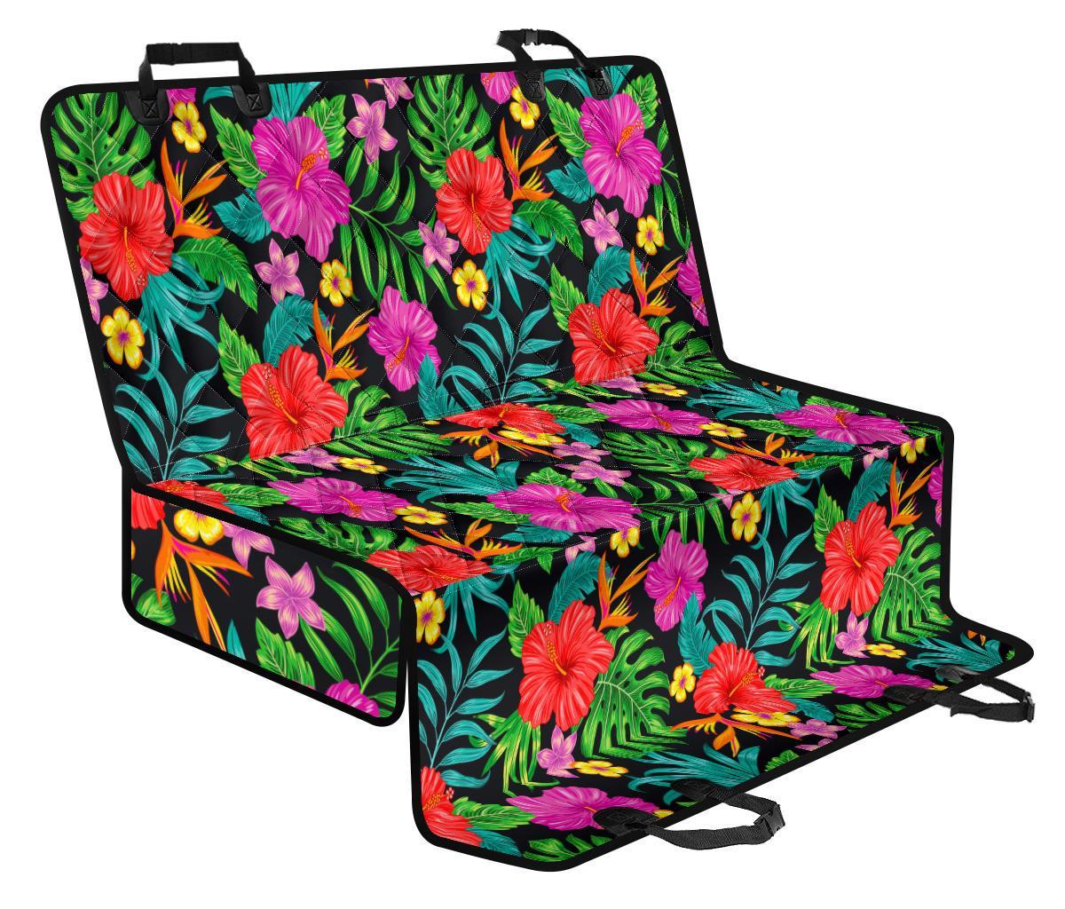 Colorful Hibiscus Flowers Pattern Print Pet Car Back Seat Cover - 900e7574cd53 Colorful Hibiscus Flowers Pattern Print Pet Car Back Seat Cover - 900e7574cd53
