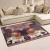 Colorful Indian Mandala Elephant Rug Sport Decor Gift Floor Decor Living Room Carpet Rug Area Rug - 1d839adc0225