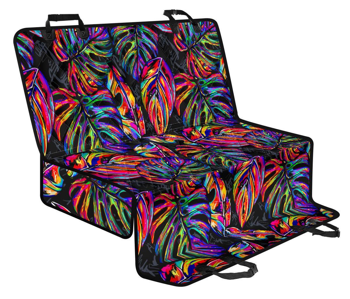 Colorful Leaf Tropical Pattern Print Pet Car Back Seat Cover - 5fa39dcbbe95 Colorful Leaf Tropical Pattern Print Pet Car Back Seat Cover - 5fa39dcbbe95