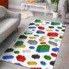 Colorful Lego Building Block Rug Sport Decor Gift Floor Decor Living Room Carpet Rug Area Rug - 4301fa2c84d6