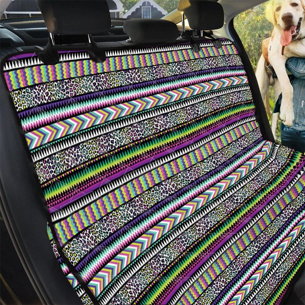 Colorful Leopard Navajo Pattern Print Car Back Seat Cover Dog Car Seat Covers - 6635568bb88e Colorful Leopard Navajo Pattern Print Car Back Seat Cover Dog Car Seat Covers - 6635568bb88e