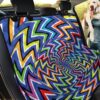 Colorful Lines Optical Illusion Car Back Seat Cover Dog Car Seat Covers - e3011f99f732