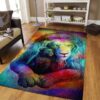 Colorful Lion Left Rug Sport Decor Gift Floor Decor Living Room Carpet Rug Area Rug - e07d5ae56014