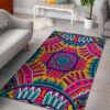 Colorful Mandala Bohemian Pattern Rug Sport Decor Gift Floor Decor Living Room Carpet Rug Area Rug - b47e881cd670