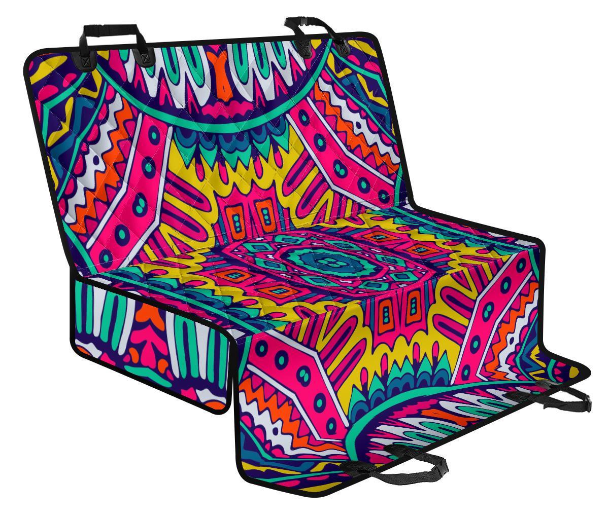 Colorful Mandala Bohemian Pattern Print Pet Car Back Seat Cover - 334f76c8bacf Colorful Mandala Bohemian Pattern Print Pet Car Back Seat Cover - 334f76c8bacf