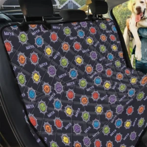 Colorful Maya Pattern Pattern Print Car Back Seat Cover Dog Car Seat Covers - 53bb201026b9