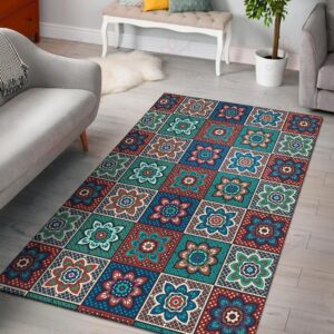 Colorful Mosaic Pattern Rug Sport Decor Gift Floor Decor Living Room Carpet Rug Area Rug - a1c157a029c9