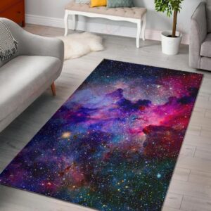 Colorful Nebula Galaxy Space Rug Sport Decor Gift Floor Decor Living Room Carpet Rug Area Rug - f29daa1ebb29