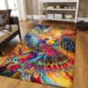 Colorful Peacocks Rug Sport Decor Gift Floor Decor Living Room Carpet Rug Area Rug - 12804ae108d2