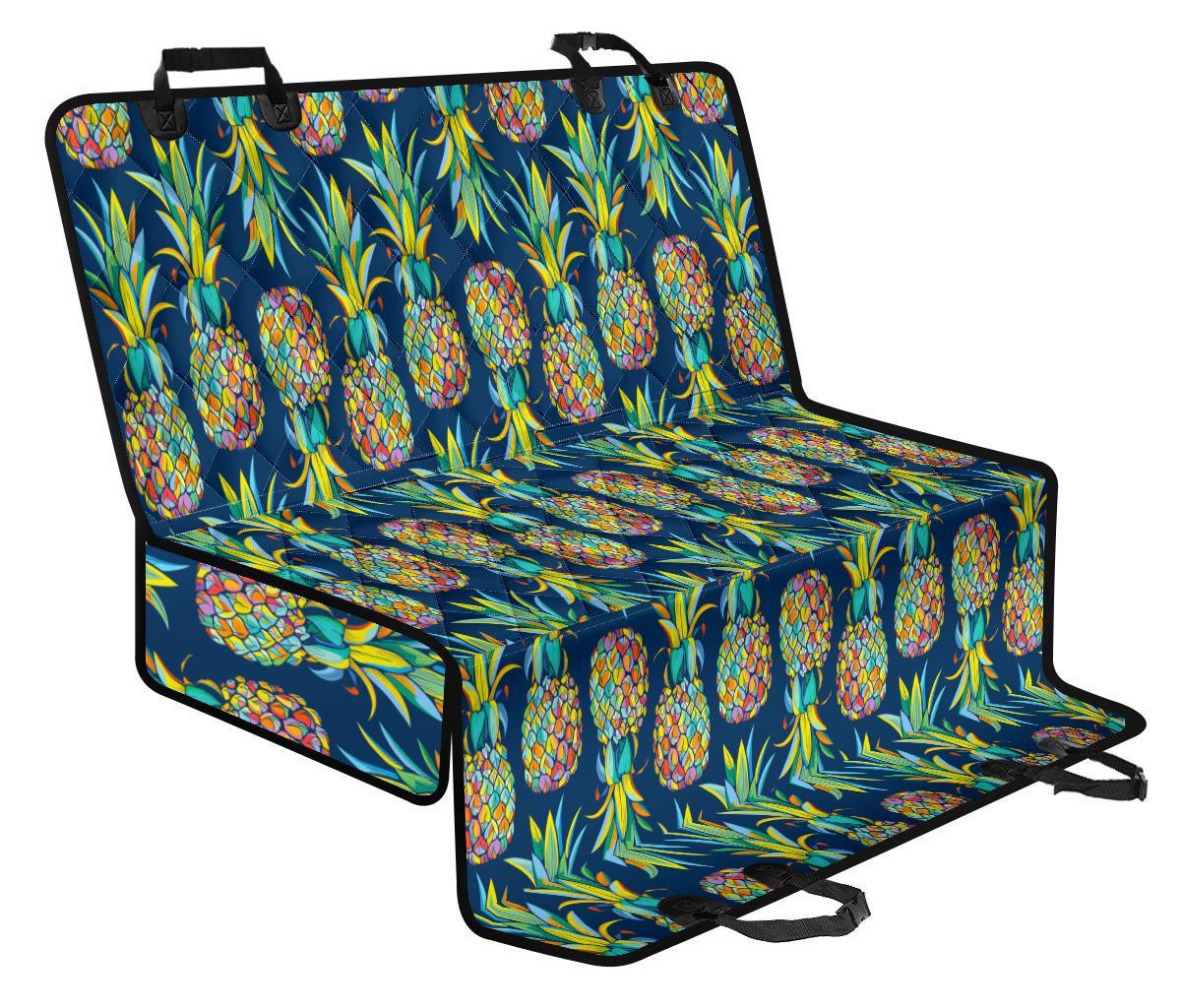 Colorful Pineapple Pattern Print Pet Car Back Seat Cover - 6a3a653146d0 Colorful Pineapple Pattern Print Pet Car Back Seat Cover - 6a3a653146d0