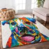 Colorful Pit Bull Dog Rug Sport Decor Gift Floor Decor Living Room Carpet Rug Area Rug - 2b9b88abbf8f