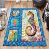 Colorful Seahorse Rug Sport Decor Gift Floor Decor Living Room Carpet Rug Area Rug - cef08fc6b08a
