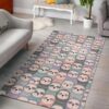 Colorful Sloth Pattern Rug Sport Decor Gift Floor Decor Living Room Carpet Rug Area Rug - d5eae326f866