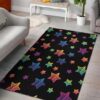 Colorful Stars Rug Sport Decor Gift Floor Decor Living Room Carpet Rug Area Rug - c78e1abf079b