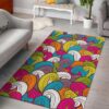 Colorful Surfing Wave Pattern Rug Sport Decor Gift Floor Decor Living Room Carpet Rug Area Rug - 33c9a967f156