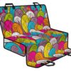 Colorful Surfing Wave Pattern Print Pet Car Back Seat Cover - e6329783f9fa