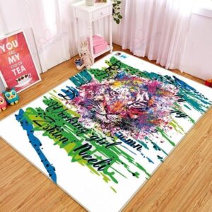 Colorful Tiger Rug Sport Decor Gift Floor Decor Living Room Carpet Rug Area Rug - db8566a50bce