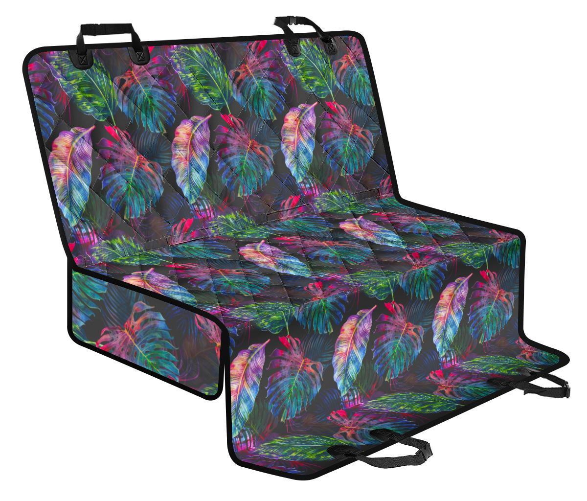 Colorful Tropical Leaves Pattern Print Pet Car Back Seat Cover - 8ca93e20089b Colorful Tropical Leaves Pattern Print Pet Car Back Seat Cover - 8ca93e20089b