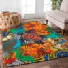 Colorful Turtle Rug Sport Decor Gift Floor Decor Living Room Carpet Rug Area Rug - 76fb1a56c69e