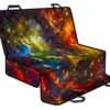 Colorful Universe Galaxy Space Print Pet Car Back Seat Cover - 4ce893f51903