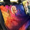 Colorful Universe Golden Retriever In Space Car Back Seat Cover Dog Car Seat Covers - 2907774f5f73