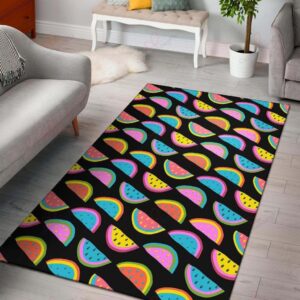 Colorful Watermelon Rug Sport Decor Gift Floor Decor Living Room Carpet Rug Area Rug - 52146e956603