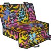 Colorful Zebra Leopard Pattern Print Pet Car Back Seat Cover - b55c9d6390f3