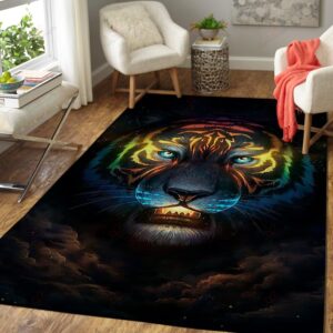Colorsoul Tiger Rug Sport Decor Gift Floor Decor Living Room Carpet Rug Area Rug - 4b27aa58cf1b