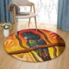 Companion Parrot 1 Round Carpet Floor Rug Living Room Bedroom Decor Round Area Rug Carpet