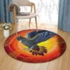 Companion Parrot 2 Round Carpet Floor Rug Living Room Bedroom Decor Round Area Rug Carpet