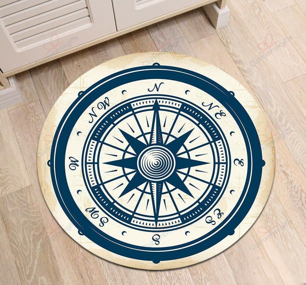 Compass Pattern 1 Round Carpet Floor Rug Living Room Bedroom Decor Round Area Rug Carpet Compass Pattern 1 Round Carpet Floor Rug Living Room Bedroom Decor Round Area Rug Carpet